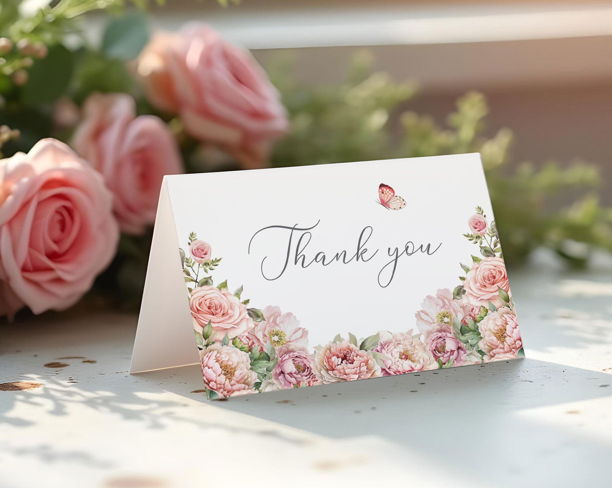 Regency Bridal Shower Thank You Cards & Notes