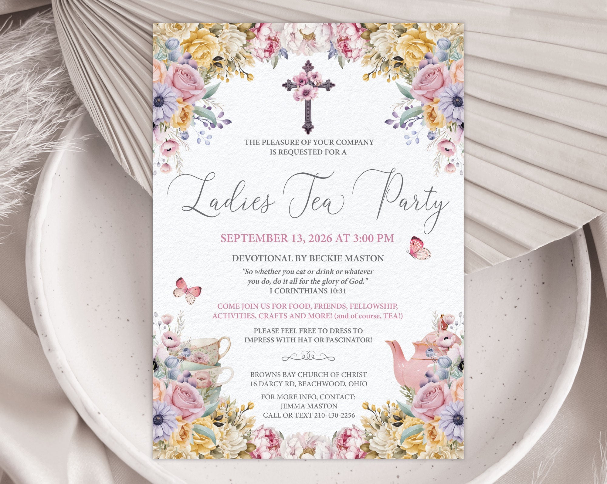 Church & Christian Invitations