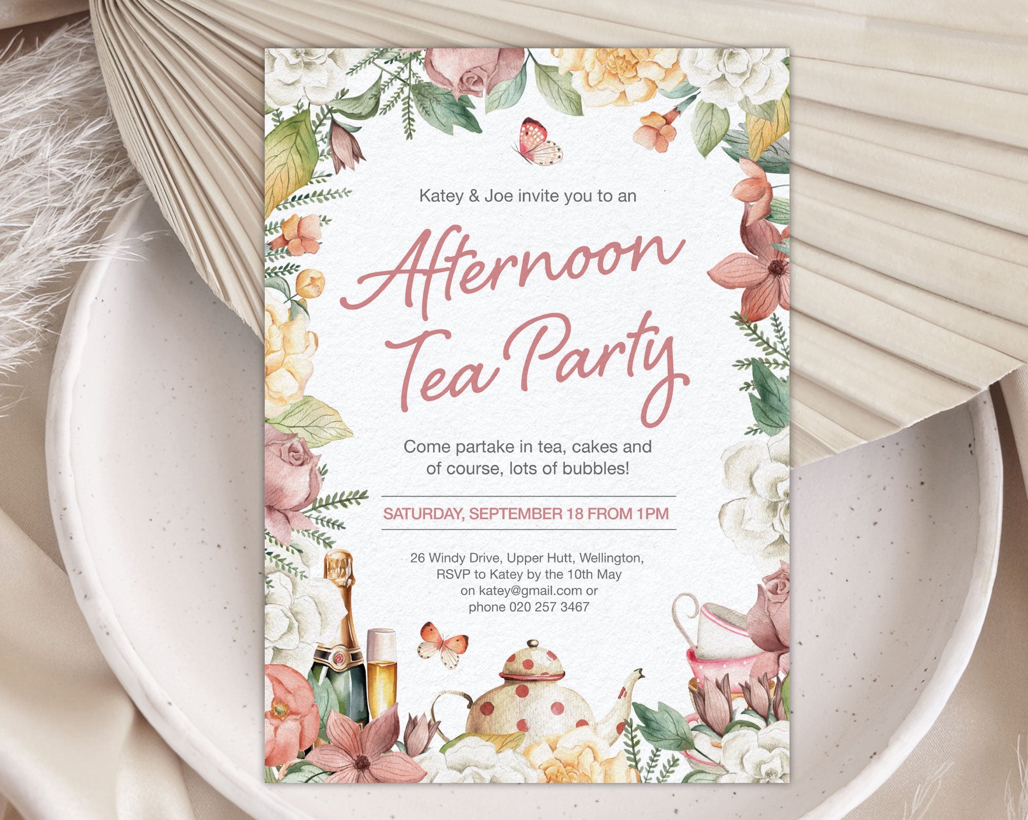 Tea Party Invitation