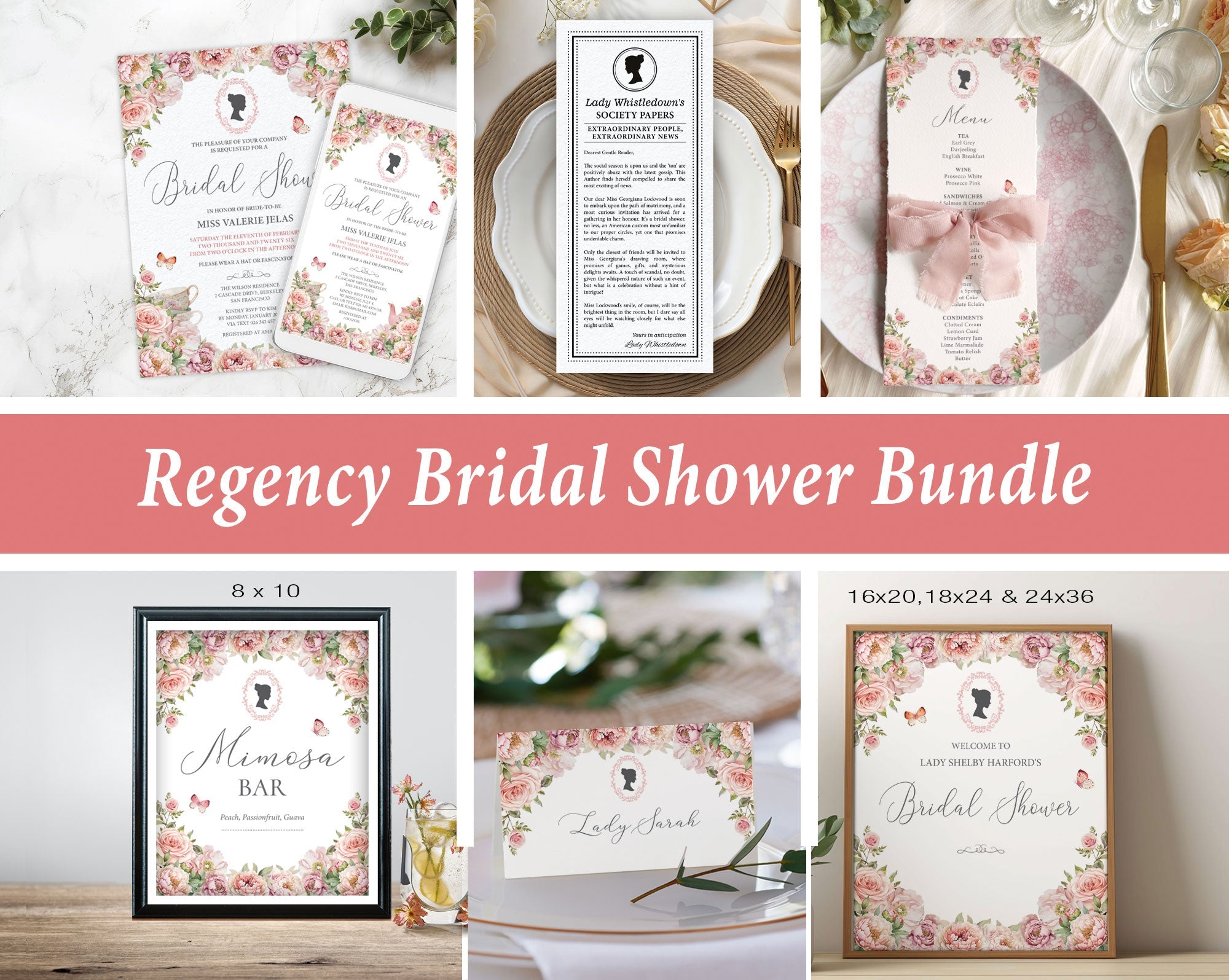 Regency Bridal Shower Bundles
