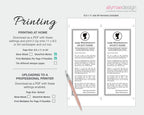 Instructions for printing Lady Whistledown's Society Papers with a pencil on a white background.