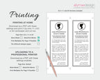 Instructions for printing Lady Whistledown's Society Papers with a pencil on a white background.