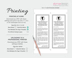 Instructions for printing Lady Whistledown's Society Papers with a pencil on a white background.