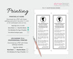 Instructions for printing Lady Whistledown's Society Papers with a pencil on a white background.