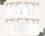 EDITABLE Blush Pink Bridal Shower Games, Bridal Bingo, Spill the Tea, Guess the Dress, Bridal Word Scramble