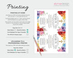 instructions on how to print out the church rainbow tea event invitation
