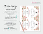 instructions for printing the mother and daughter tea invitation