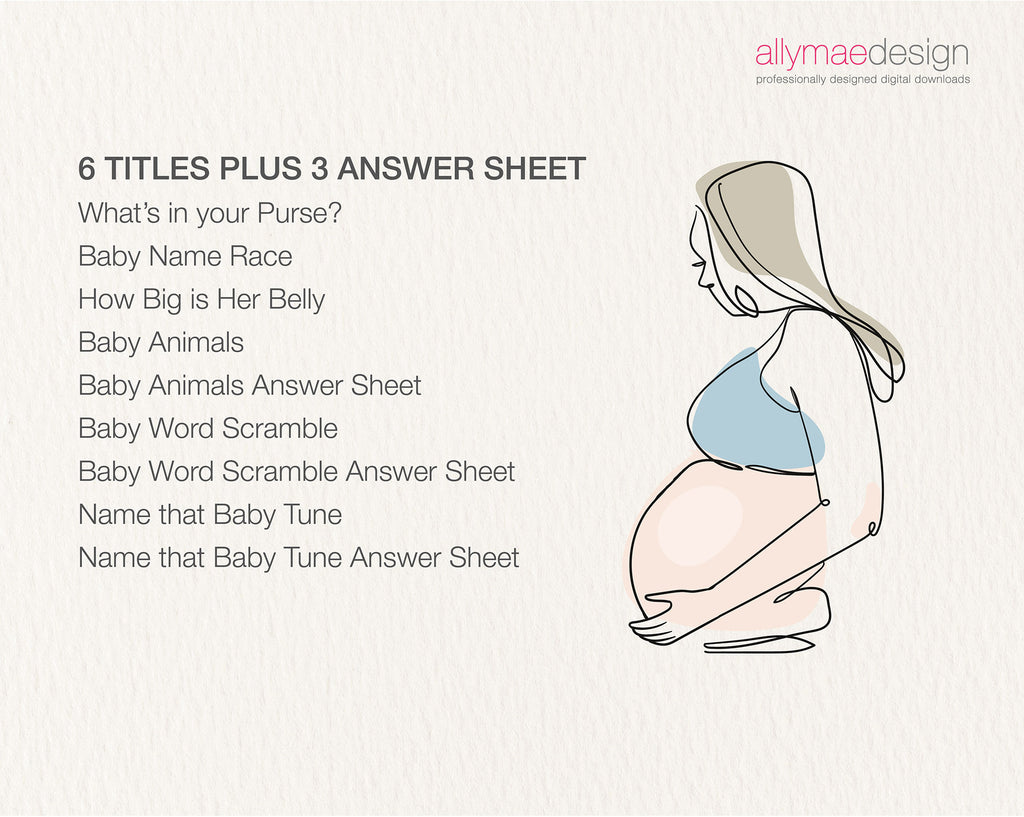 baby shower game titles