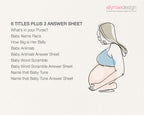 baby shower game titles