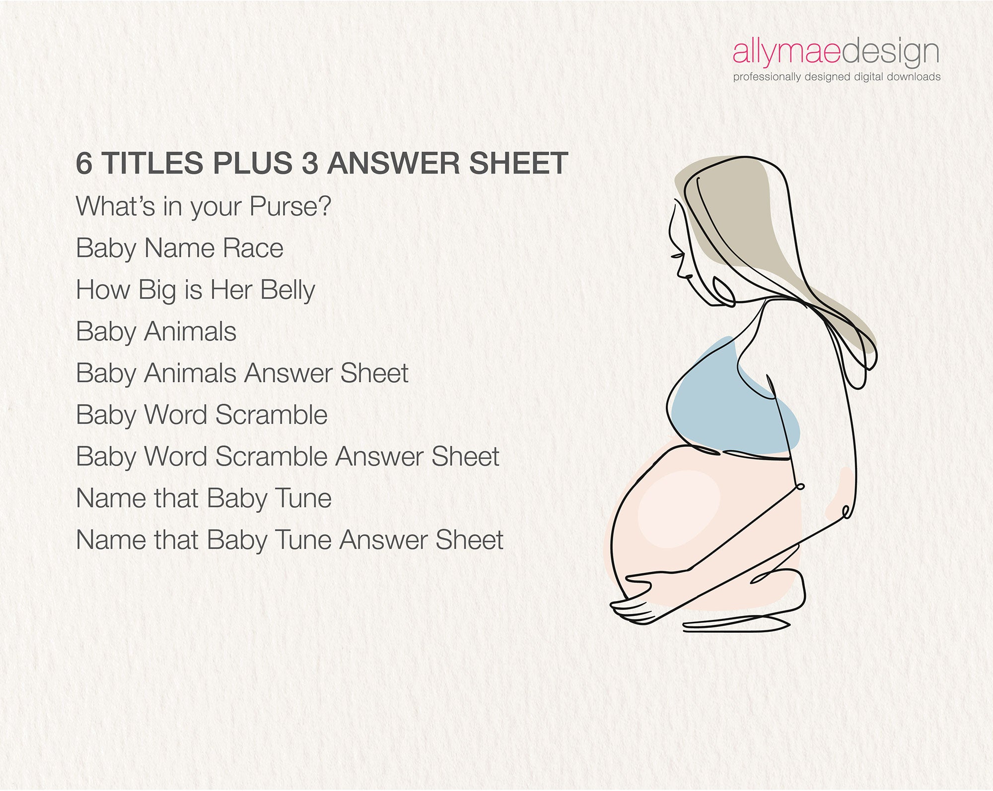 baby shower game titles