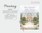 instructions on how to print the panels of the regency screen