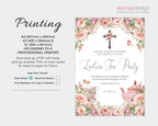 instructions on how to print the church tea party blush pink welcome sign