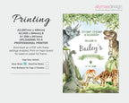 printing instructions for the dinosaur party welcome signs