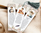 3 jane austen bookmarks with picture and text, one with a green tassel