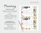 printing instructions for the jane austen tea party invitation