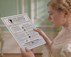 Regency Ton Society Gazette, Fall Autumn, 4 Page Black & White Newspaper, Non-Editable