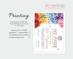 printing instructions for the church ladies rainbow tea certificates