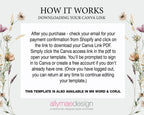 4 Page CANVA Regency Society Leaflet, Cameo, Add Your Own Details